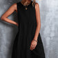 Sleeveless Round Neck Tiered Dress