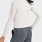 Round Neck Long Sleeve Sports Top