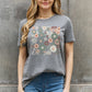 Simply Love Full Size Flower Graphic Cotton Tee