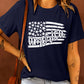 AMERICA US Flag Graphic Tee