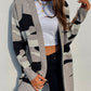 Camouflage Long Sleeve Cardigan