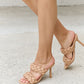 Forever Link Double Braided Strap Mule Heels