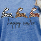 HOPPY EASTER Bunny Graphic Tee Shirt