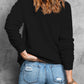 MAMA IT'S COLD OUTSIDE Graphic Dropped Shoulder Sweatshirt