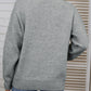 Smiley Face Dropped Shoulder Ribbed Trim Sweater