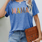 MAMA Leopard Graphic Short Sleeve Tee