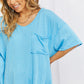 Zenana Sit Back And Relax Oversized Boyfriend Tee