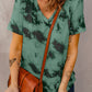 Tie-Dye V-Neck Tee Shirt