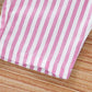 Kids Striped Cutout Sleeveless Jumpsuit