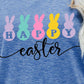 HAPPY EASTER Graphic Round Neck T-Shirt
