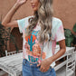 Tie-Dye Graphic Tee Shirt