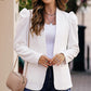 Puff Sleeve Shawl Collar Blazer