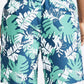 Botanical Print Drawstring Waist Shorts with Pockets