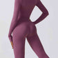 Zip-Up Long Sleeve Sports Top