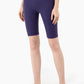 Breathable High-Rise Wide Waistband Biker Shorts