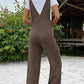 Straight Leg Jumpsuit with Pockets