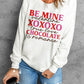 Letter Graphic Long Sleeve Sweatshirt