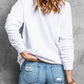 COOL MOM Heart Graphic Round Neck Sweatshirt