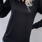 Round Neck Dropped Shoulder Sweater