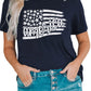 AMERICA US Flag Graphic Tee
