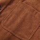 Buttoned Corduroy Mini Skirt