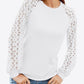 Long Raglan Sleeve Round Neck Tee