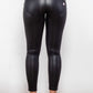 Full Size PU Leather Buttoned Leggings