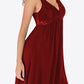 Spliced Lace Plunge Spaghetti Strap Night Dress