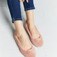 Forever Link Bow Detail Sherpa Flats
