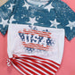 Stars and Stripes Color Block T-Shirt