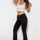 Buttoned Flare Jeans