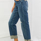 Judy Blue Michelle Full Size Straight Dad Jeans