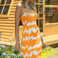 Tie-Dye Spaghetti Strap Dress