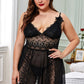 Color Block Lace Gauze Patchwork