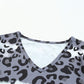 Leopard V-Neck Tee Shirt