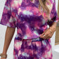 Printed Half Sleeve Top and Shorts Lounge Set