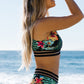 Tropical Print Bikini Set