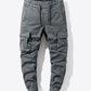 Drawstring Elastic Waist Cargo Joggers