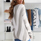 Color Block  Drop Shoulder Sweater