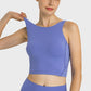 Feel Like Skin Highly Stretchy Cropped Sports Tank