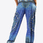 Printed High-Waist Pants