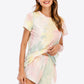 Tie-Dye T-Shirt and Shorts Lounge Set
