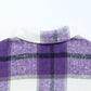 Plaid Brushed Button-Up Shacket