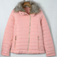 Faux Fur Trim Puffer Jacket