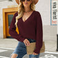 Long Sleeve Rib-Knit Sweater