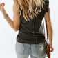 Ribbed Ruffle Shoulder Tank