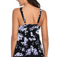 Ring Detail Strappy Neck Tankini Set