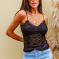 V-Neck Lace Cami
