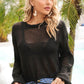 Drawstring Hem Round Neck Cropped Cover Up - Deals DejaVu