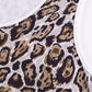 Leopard Striped Scoop Neck Tank